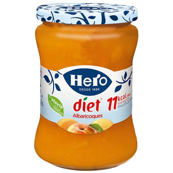 Dietary apricot confiture Hero diet 280 g jar