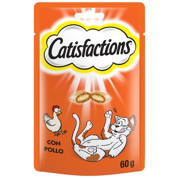 Catisfactions Cat rewards chicken flavour 60 g bag