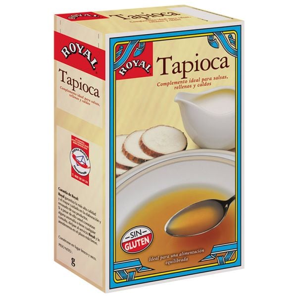 Tapioca mandioca flour Royal 250 g box