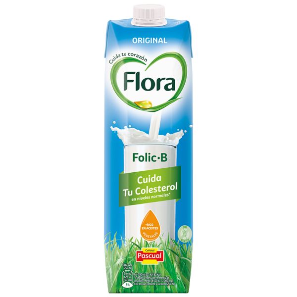 Lacteal Flora folic original b controls cholesterol 1 l carton