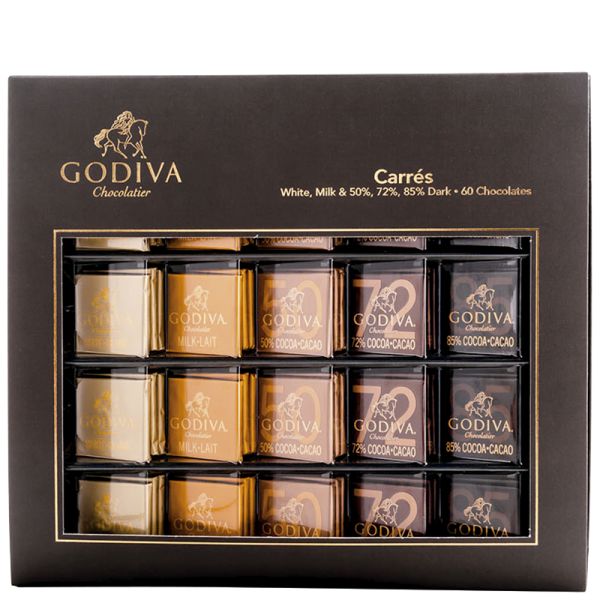 Chocolates Godiva Carrés 310 g