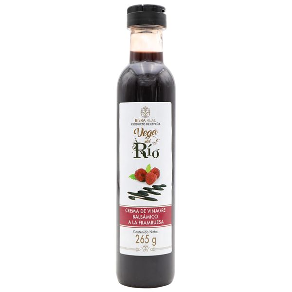 Vega del Río Raspberry balsamic vinegar cream 265 g bottle