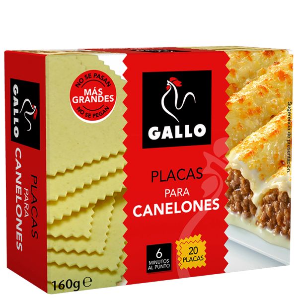Cannelloni noodles Gallo 20 units 125 g box