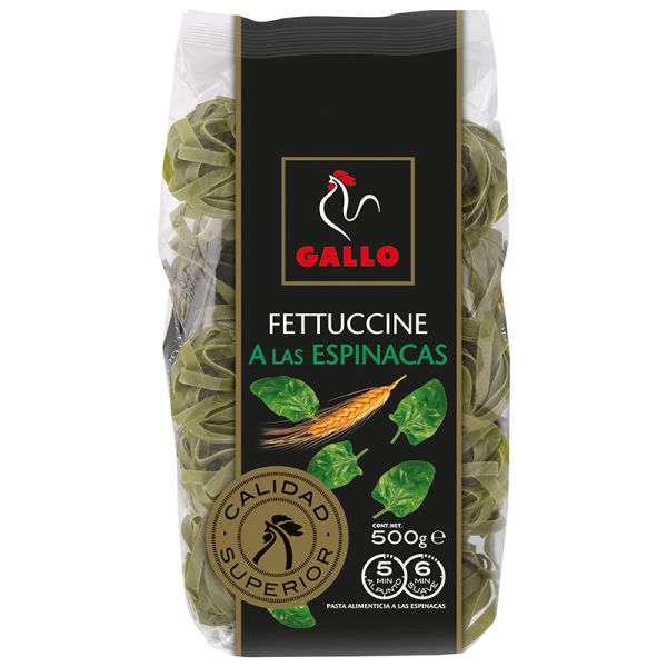 Fettuccine with spinach Gallo 450 g bag