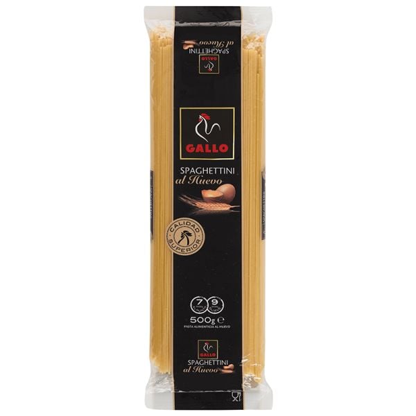 Spaghettini with egg Gallo 450 g bag