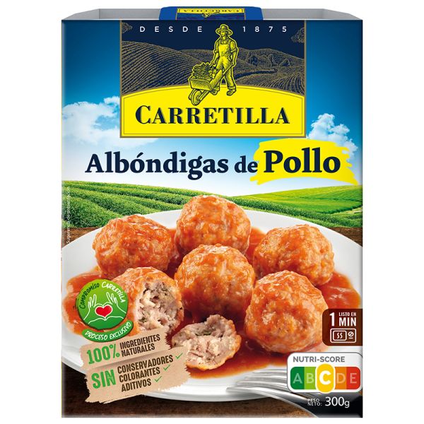 Carretilla Chicken meatballs 300 g bowl