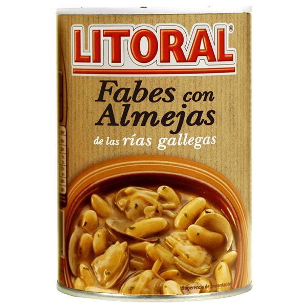 Fabes with clams Litoral 440 g tin