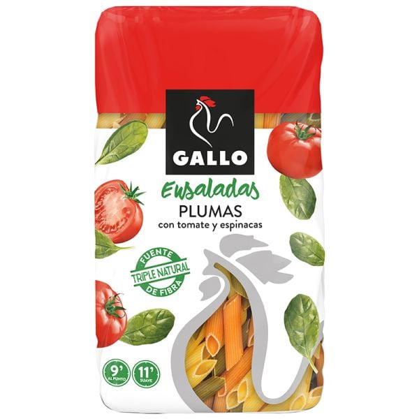 Gallo Penne macaroni with tomato and spinach 450 g bag