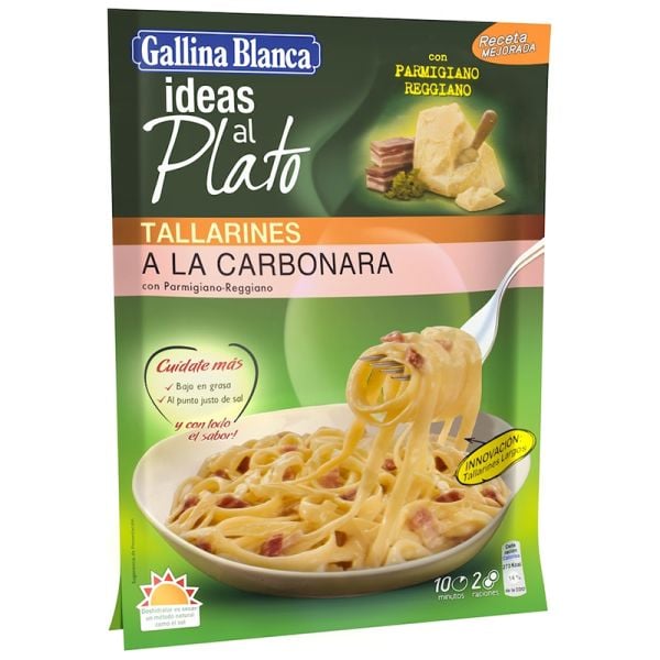Tagliatelle carbonara Gallina Blanca Ideas al Plato packet 144 g