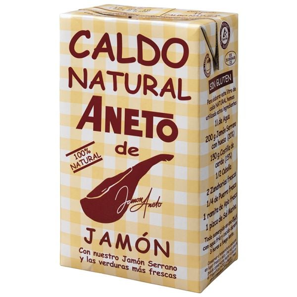 Ham broth 100% natural Aneto brik 1 l
