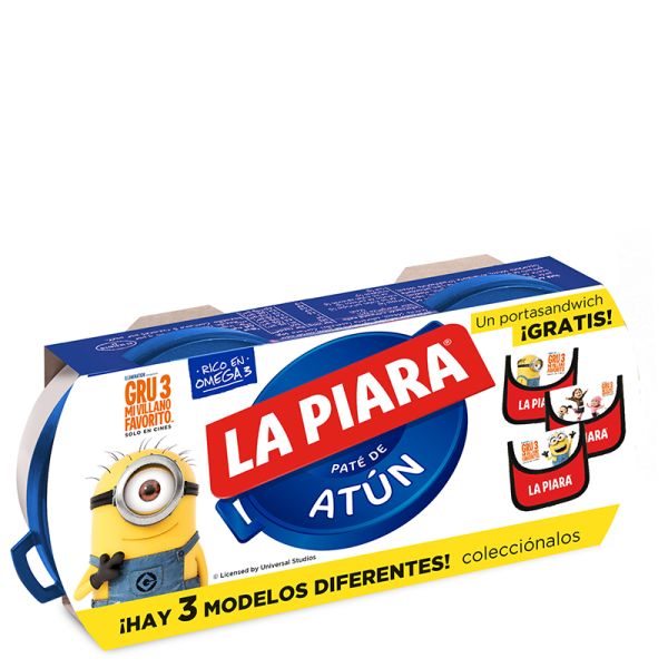Tuna in oil pate La Piara Nature 2x75 g tin