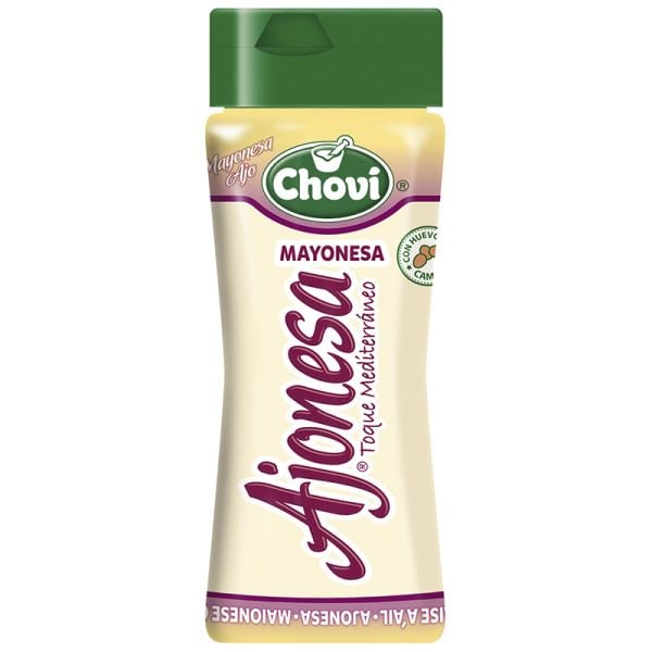 Mayonnaise with garlic Chovi Ajonesa 250 ml bottle