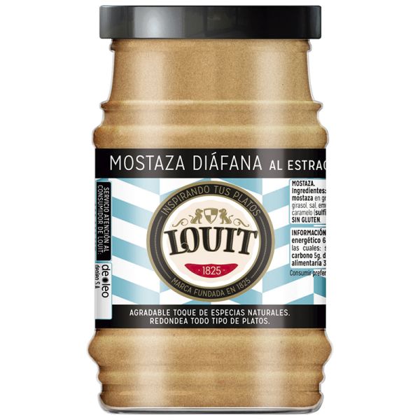Diaphanous mustard tarragon Louit 115 g jar