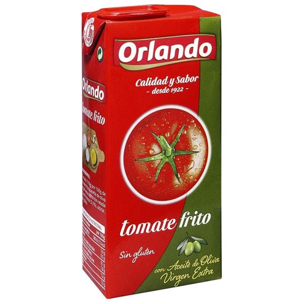 Tomato sauce with Extra virgin olive oil Orlando 350 g brik