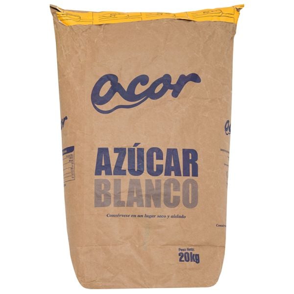 Acor White sugar 20 kg paper bag