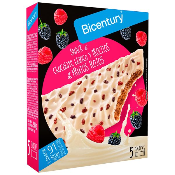 Bicentury Cereal and white chocolate bars 90 g
