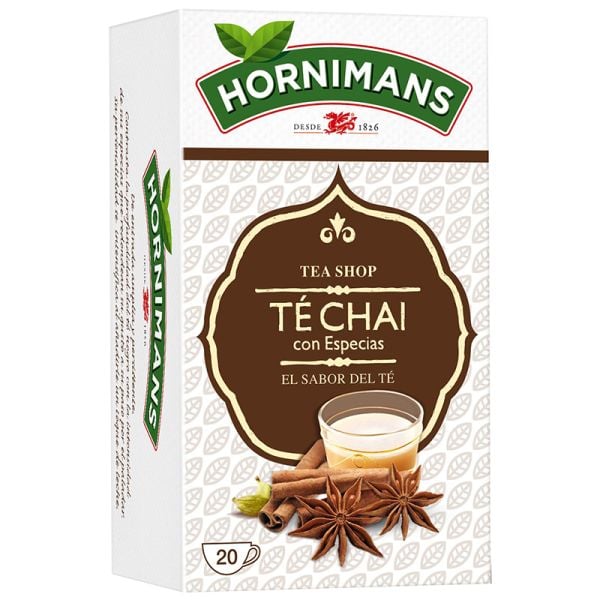 Hornimans Chai tea with species 20 bags box
