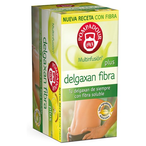 Pompadour Delgaxan infusion with fiber 20 bags box