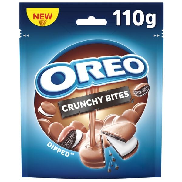 Oreo Cookies Crunchy Bites Dipped 110 g