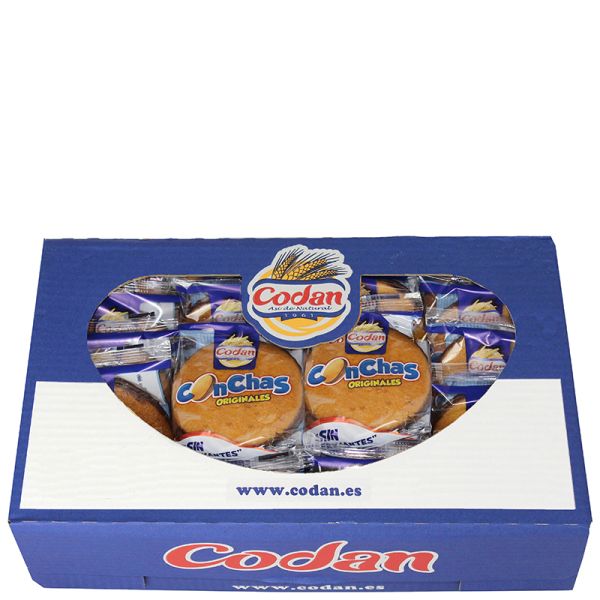 Codan Shells with chocolate 1,76 kg box