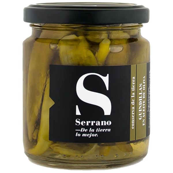 Guindilla in olive oil Conservas Serrano 185 g jar