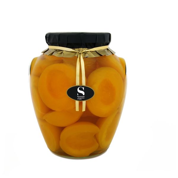 Peach halves in syrup Conservas Serrano 2,95 kg jar