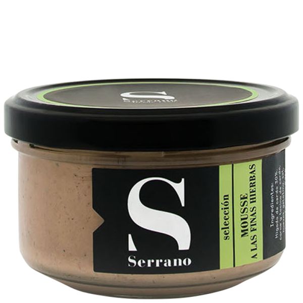 Mousse with fine herbs Conservas Serrano 150 g tin