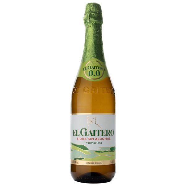 El Gaitero Alcohol-free sparkling cider 75 cl bottle