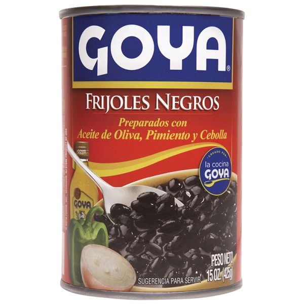 Stewed black beans Goya 430 g tin