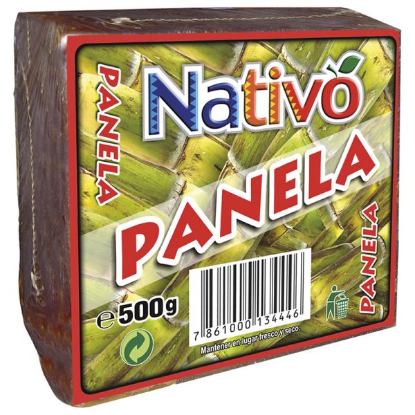 Brown sugar cane Panela Nativo 450 g