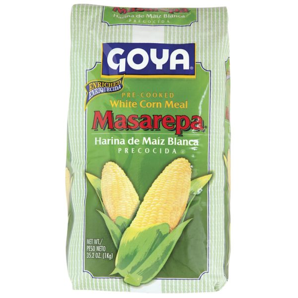 White corn flour enriched Masarepa Goya 1 kg bag