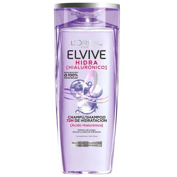 L'Oréal Shampoo Elvive Hidra Hyaluronic 370 ml bottle