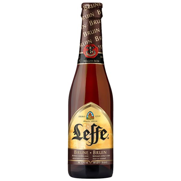 Leffe Brune beer 33 cl bottle
