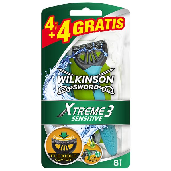 Wilkinson Disposable razor Sword Xtreme 3 Sensitive 8 units