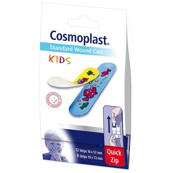 Cosmoplast Bandages for children water resistant 20 units