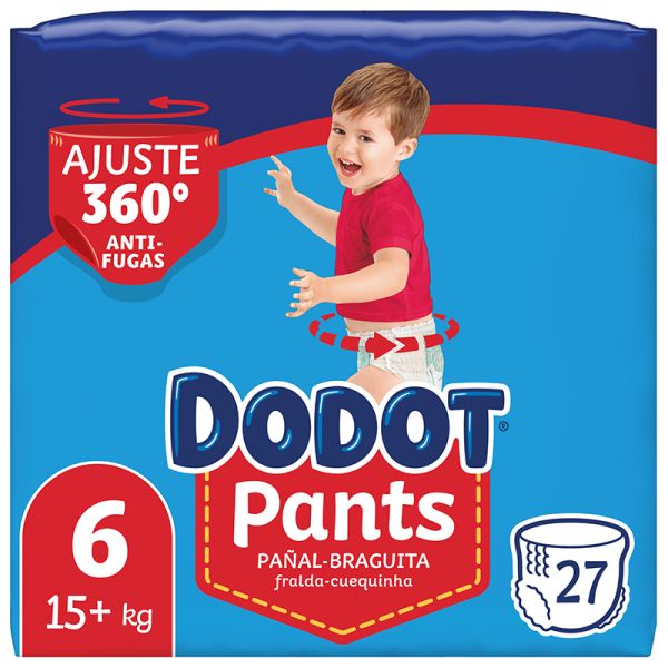 Dodot Pant diapers size 6 15+ kg 27 units