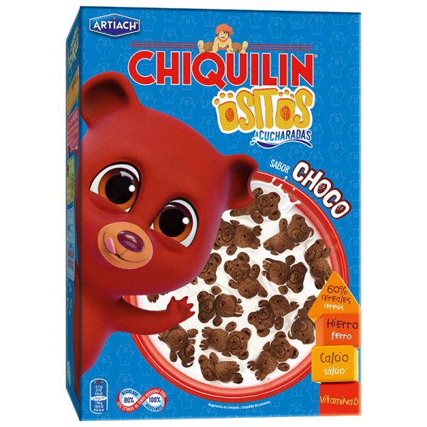 Chiquilín Ositos chocolate flavour cookies 395 g