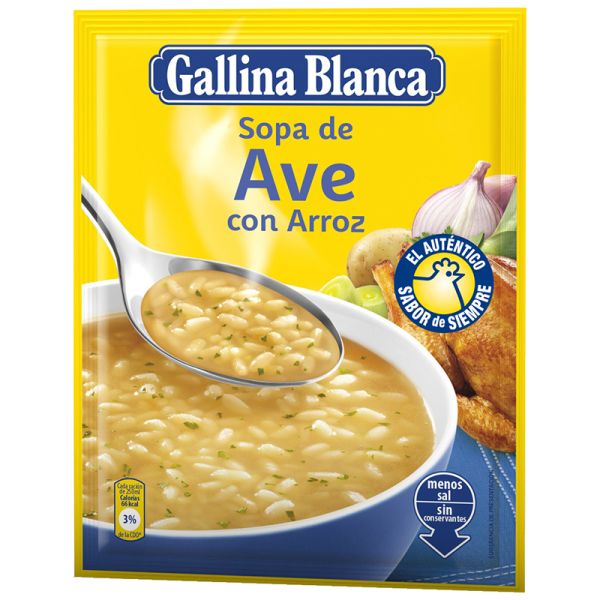 Bird soup with rice Gallina Blanca  80 g