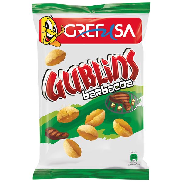 Gublins barbecue flavour Grefusa 135 g bag