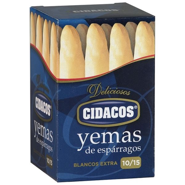 White asparagus yolks thick Cidacos extra 10/15 pieces 100 g tin