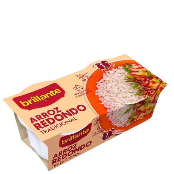 Traditional Round Rice Brillante bowl 2x125 g