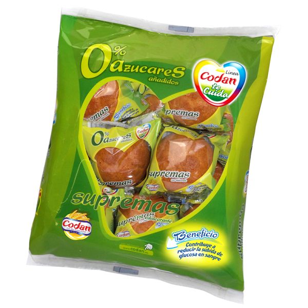 Supreme Cupcakes 0% added sugars Codan bag 350 g