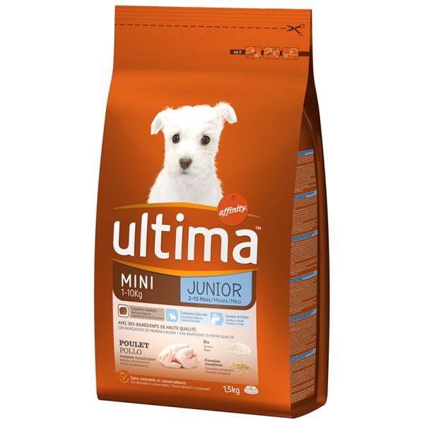 dog food Ultima junior bag 1,5 kg