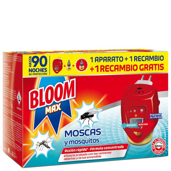 Flies and mosquitoes electric insecticide Bloom Max device + 2 refills
