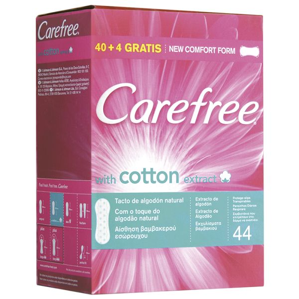 panty liner Carefree transpir 44 ud