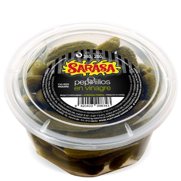 Pickles in vinegar Sarasa 200 g bowl