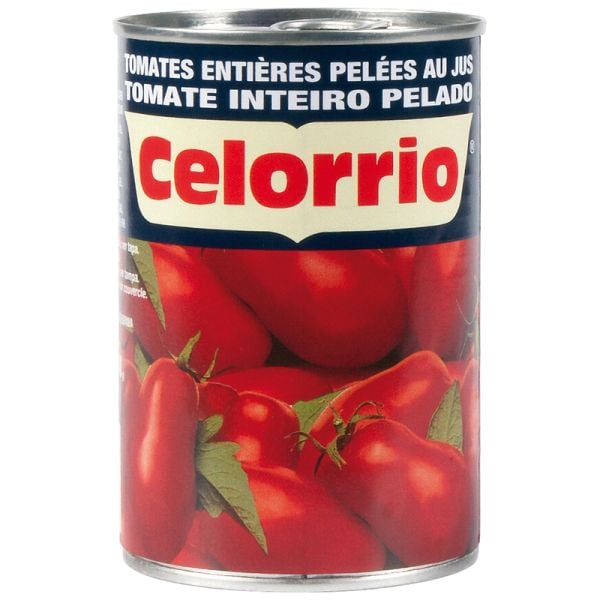 Whole peeled tomatoes Celorrio 390 g tin
