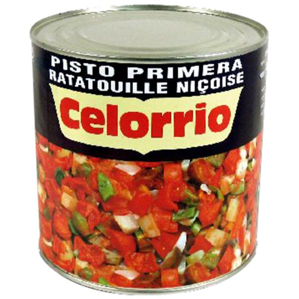 Fried ratatuille (pisto) Celorrio 2,55 kg tin
