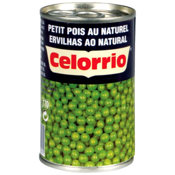 Peas in brine Celorrio extra 95 g tin
