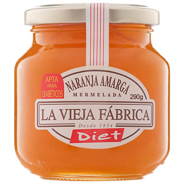 Orange jam La Vieja Fábrica Diet 300 g jar